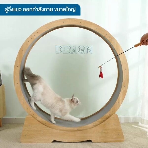 [Bratvee Pet Furniture] ลู่วิ่งแมว ขนาด 85-100 cm ลู่วิ่งสำหรับสัตว์เลี้ยง (1รายการ/คำสั่งซื้อ) - Image 4