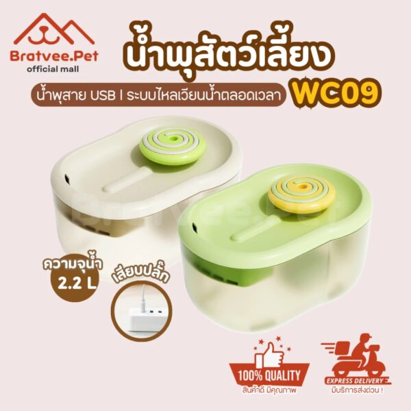 น้ำพุแมวอัจฉริยะ Cat Water Fountain