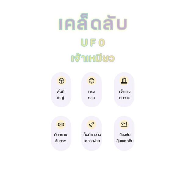 พร้อมส่ง ห้องน้ำแมว UFO cat litter box ห้องน้ำสัตว์เลี้ยง - Image 5