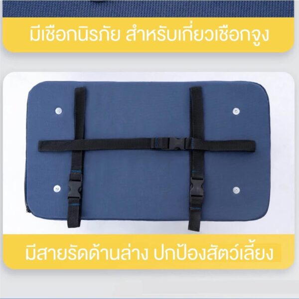 ✨Pet trolley รถเข็นสุนัขและแมว รถเข็นสัตว์เลี้ยง 4 ล้อ ถอดเป็นกระเป๋าไม่ได้ - Image 7