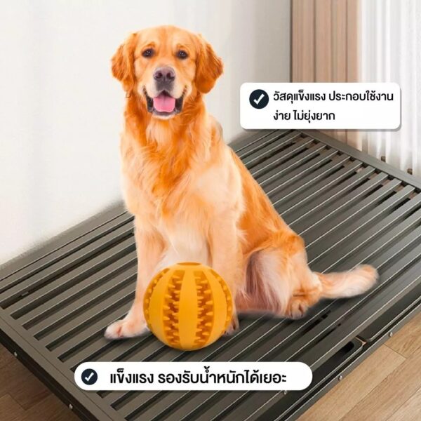 Pet Cage กรงสัตว์เลี้ยง คอกสุนัข บ้านสำหรับสุนัข กรงหมาขนาดใหญ่ รองรับน้ำหนักได้ 100KG - Image 9