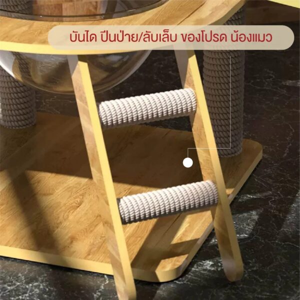 คอนโดแมวไม้ บ้านแมว คอนโดแมวเกรดพรีเมียม - Image 4