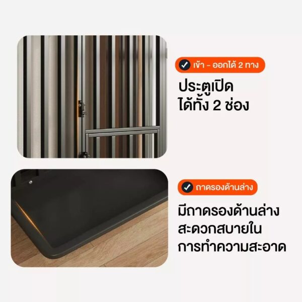 Pet Cage กรงสัตว์เลี้ยง คอกสุนัข บ้านสำหรับสุนัข กรงหมาขนาดใหญ่ รองรับน้ำหนักได้ 100KG - Image 8