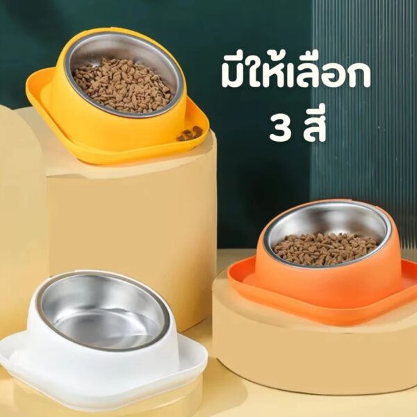 ชามกันมด ชามอาหารสัตว์เลี้ยง ชามสแตนเลส เกรด 304 ชามอาหารสุนัขและแมว - Image 11