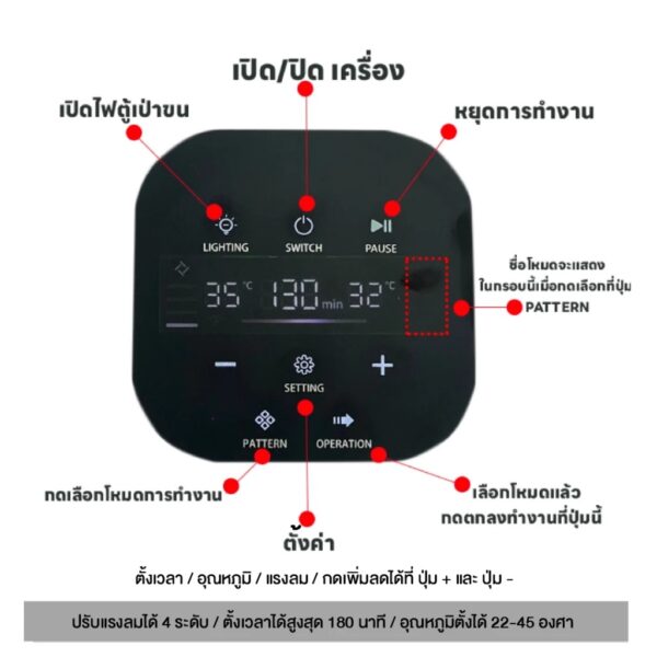 ตู้เป่าขนสัตว์เลี้ยง เครื่องเป๋าขนแมว กล่องเป่าขนสัตว์เลี้ยง 1000W มีให้เลือก 4 รุ่น - Image 9