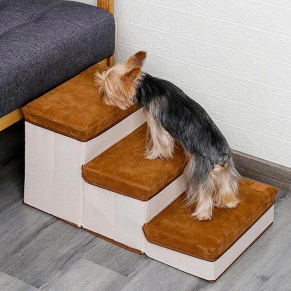 [DogLemi] [Bratvee] บันไดสัตว์เลี้ยง บันไดแมว 2in1 กล่องเก็บของ พับเก็บได้ - Image 14