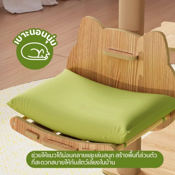 [NEW] [Bratvee] คอนโดแมว Cat Condo คอนโดแมวไม้ คอนโดสัตว์เลี้ยง ขนาดใหญ่ - Image 6